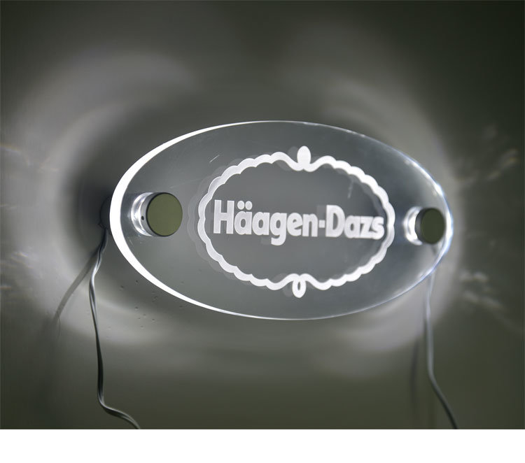 Unifitting China Factory LED Standoff Sign Holder for Acrylic Blue