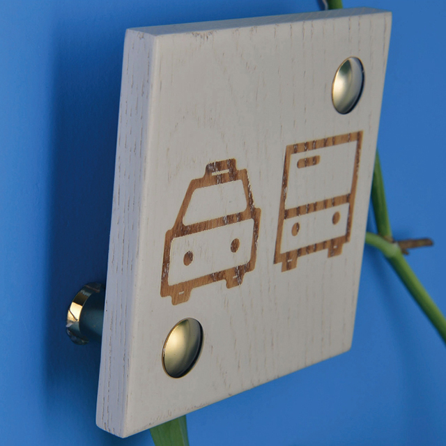 CH Series-Brass Dome Top Sign Standoffs With Lateral Lock